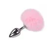 Alive Plug Anal Queue De Lapin Fluffy M Rose -SexToys Soldes alive fluffy plug anal queue de lapin rose medium