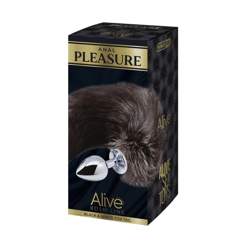 Alive Plug Anal Queue De Renard L Black & White Fox Tail 5 Alive Plug Anal Queue De Renard L Black & White Fox Tail – Image 3