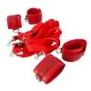 Bad Kitty Attaches De Lit Sans Barreaux Rouges -SexToys Soldes bad kitty kit d attaches de lit nrouge