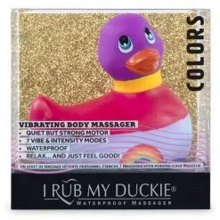 Big Teaze Toys Canard Vibrant Colors Violet -SexToys Soldes big teaze toys i rub my duckie 20 colors purple 4