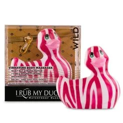 Big Teaze Toys Canard Vibrant Wild Rose -SexToys Soldes big teaze toys i rub my duckie 20 wild pink 3