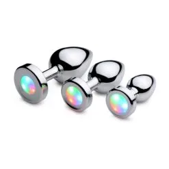 Booty Sparks Plug Anal Métal Lumineux Light Up Large -SexToys Soldes booty sparks light up large anal plug 4