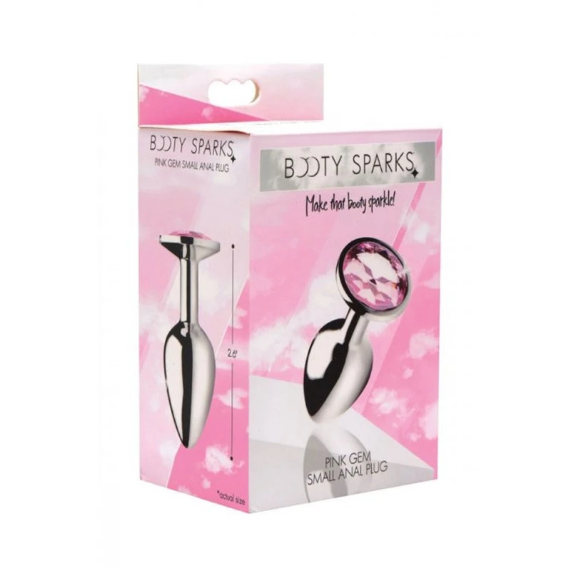 Booty Sparks Plug Anal Bijou Cristal Rose S 6 Booty Sparks Plug Anal Bijou Cristal Rose S – Image 4