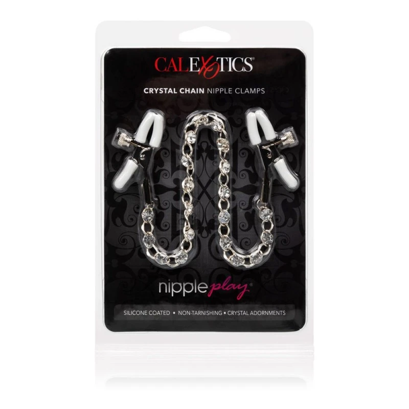 CalExotics Pinces à Seins Crystal Chain 4 CalExotics Pinces à Seins Crystal Chain – Image 2