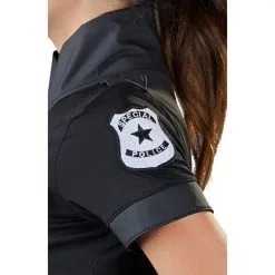 Cottelli Collection Costume Policière Robe Noire -SexToys Soldes cottelli collection costume policiere robe noire 3