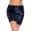 Cottelli Collection Jupe Courte Sequins Noire