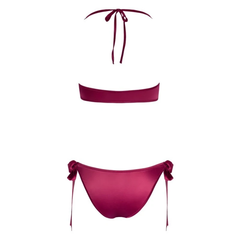 Cottelli Collection Maillot De Bain 2 Pièces Satiné Bordeaux 7 Cottelli Collection Maillot De Bain 2 Pièces Satiné Bordeaux – Image 5