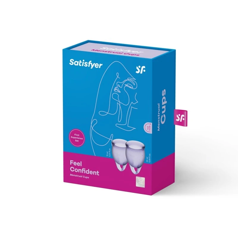 Coupes Menstruelles Satisfyer Feel Confident Violette 5 Coupes Menstruelles Satisfyer Feel Confident Violette – Image 3