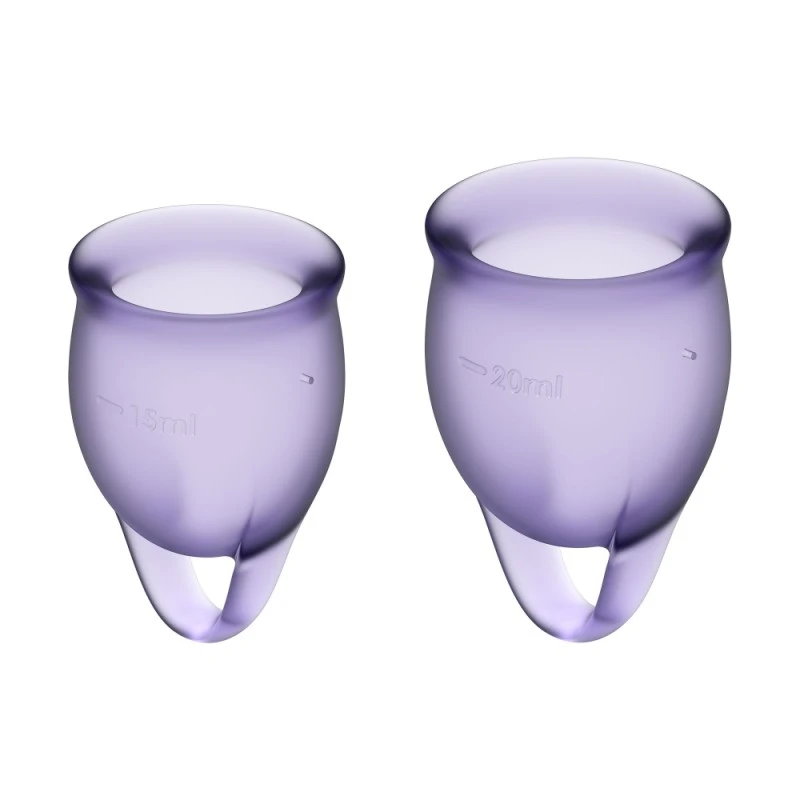 Coupes Menstruelles Satisfyer Feel Confident Violette 3 Coupes Menstruelles Satisfyer Feel Confident Violette