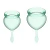 Coupes Menstruelles Satisfyer Feel Good Vert Clair -SexToys Soldes coupes menstruelles satisfyer feel good vert clair