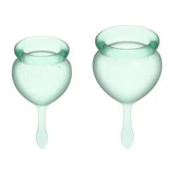 Coupes Menstruelles Satisfyer Feel Good Vert Clair