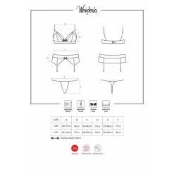 Obsessive Ensemble Wonderia 3 Pièces -SexToys Soldes ensemble wonderia 3 pieces obsessive 4