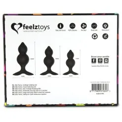 FeelzToys Kit De 3 Plugs Anal Bibi Twins 8 FeelzToys Kit De 3 Plugs Anal Bibi Twins -SexToys Soldes feelztoys bibi twins butt plug set 2