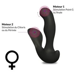 FeelzToys Plug Anal Vibrant Télécommandé Unisexe Black Jamba -SexToys Soldes feelztoys plug anal black jamba vibrant telecommande 2