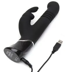 Fifty Shades Of Grey Vibromasseur Rabbit Va-et-Vient Greedy Girl -SexToys Soldes fifty shades of grey greedy girl thrusting g spot rabbit vibrator 5