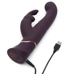 Fifty Shades Of Grey Vibromasseur Rabbit Rotatif Rechargeable Greedy Girl -SexToys Soldes fifty shades of vibromasseur rabbit rotatif greedy girl 4