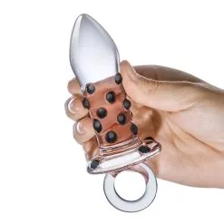 Gläs Plug Anal Transparent En Verre Pacifier Juicer -SexToys Soldes glas plug anal en verre pacifier juicer 2