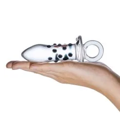 Gläs Plug Anal Transparent En Verre Pacifier Juicer -SexToys Soldes glas plug anal en verre pacifier juicer 3