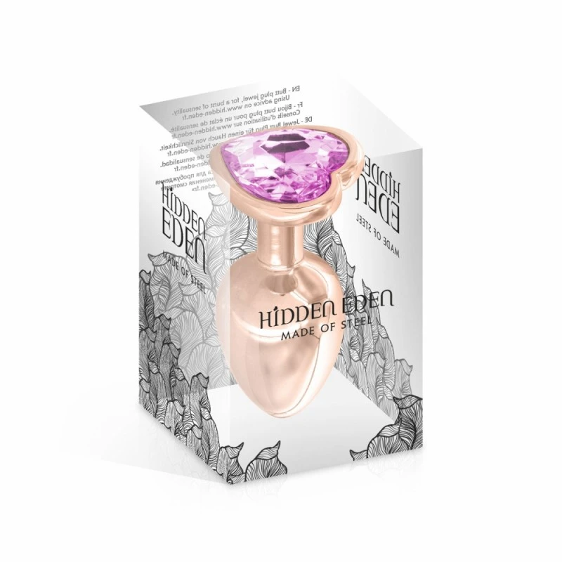 Hidden Eden Plug Anal Bijou S Aluminium Cœur Gloria Rose 4 Hidden Eden Plug Anal Bijou S Aluminium Cœur Gloria Rose – Image 2