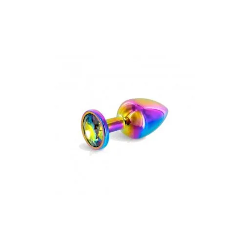 Hidden Eden Plug Anal Bijou M Aluminium Rainbow -SexToys Soldes hidden eden rainbow plug m