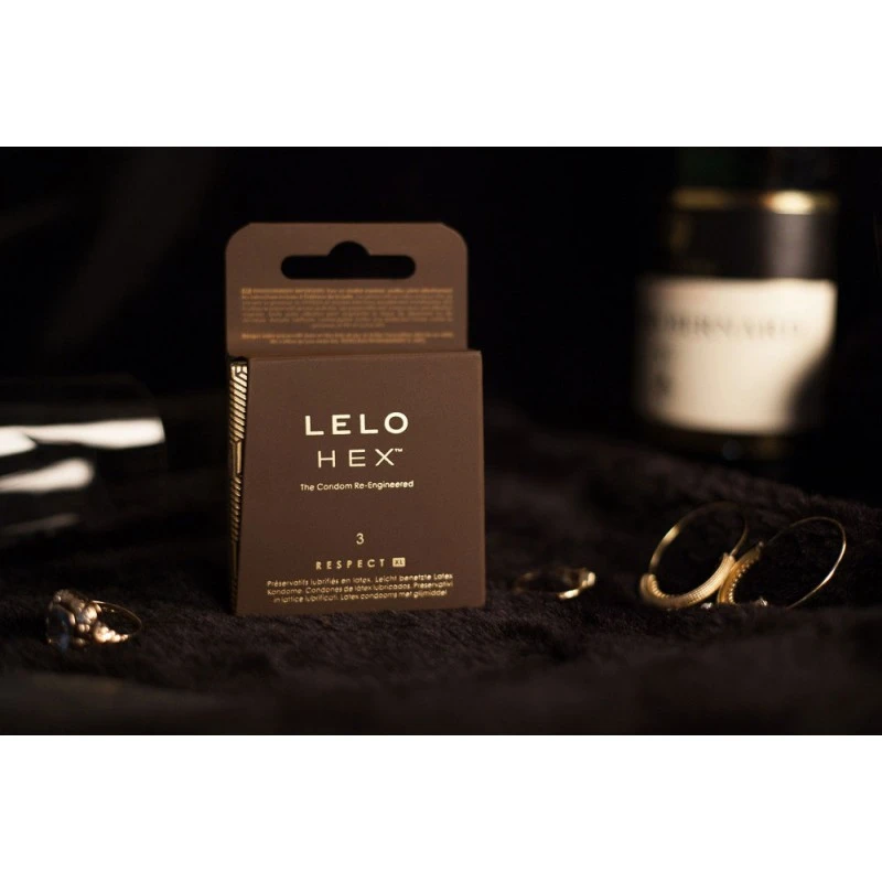 LELO Préservatifs Hex Respect XL Boîte De 3 8 LELO Préservatifs Hex Respect XL Boîte De 3 – Image 6