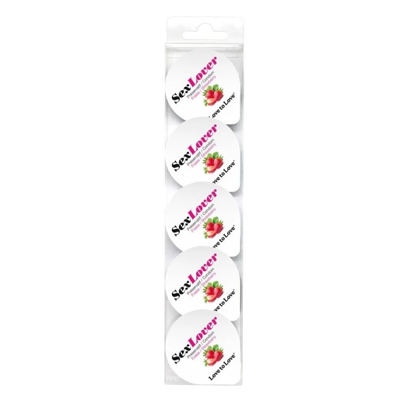 Love To Love Préservatifs SexLover Fraise Pack De 5 3 Love To Love Préservatifs SexLover Fraise Pack De 5