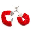 Lovehoney Menottes Fausse Fourrure Furry Handcuffs Rouge -SexToys Soldes lovehoney furry handcuffs menottes fausse fourrure rouge