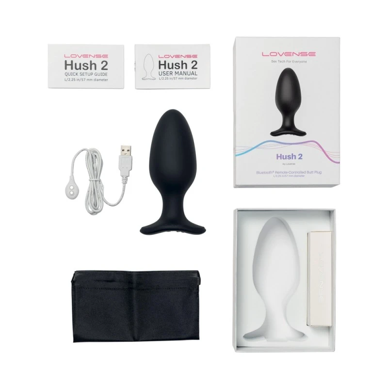 Lovense Plug Anal Vibrant Connecté Hush 2 L 5 Lovense Plug Anal Vibrant Connecté Hush 2 L – Image 3