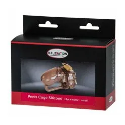 Malesation Cage De Chasteté CB 6000 Small -SexToys Soldes malesation penis cage silicone small 4