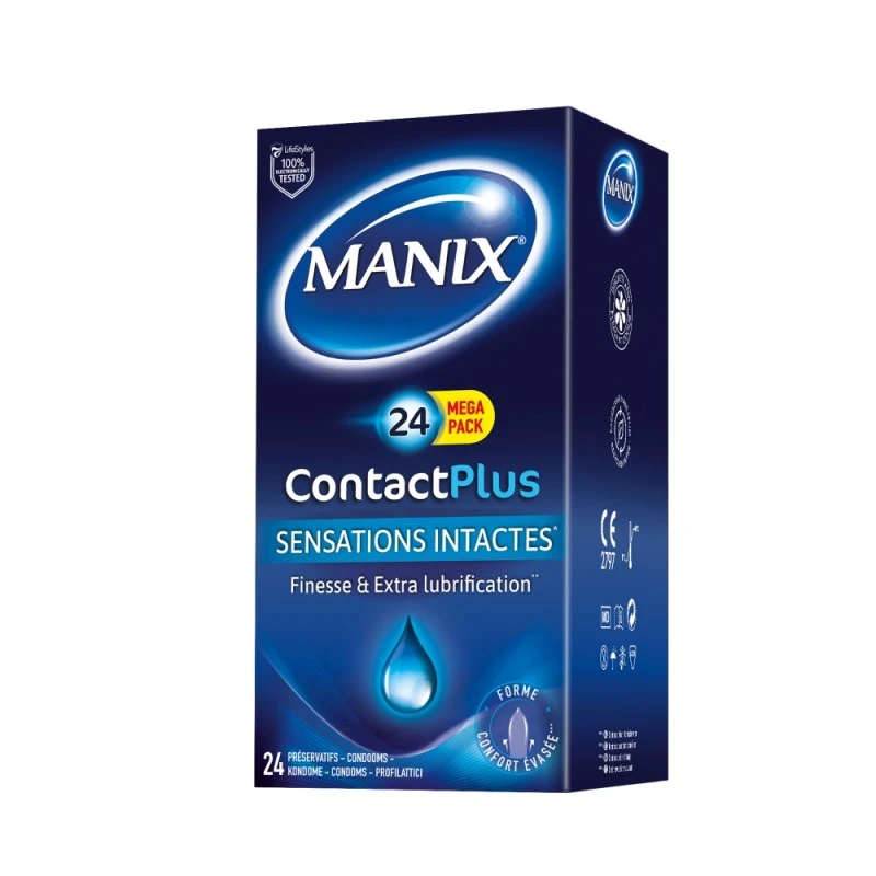 Manix Contact Plus Boîte De 24 3 Manix Contact Plus Boîte De 24