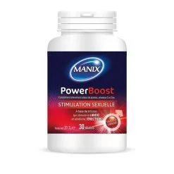 Manix Stimulant Sexuel Érection Power Boost 30 Gélules