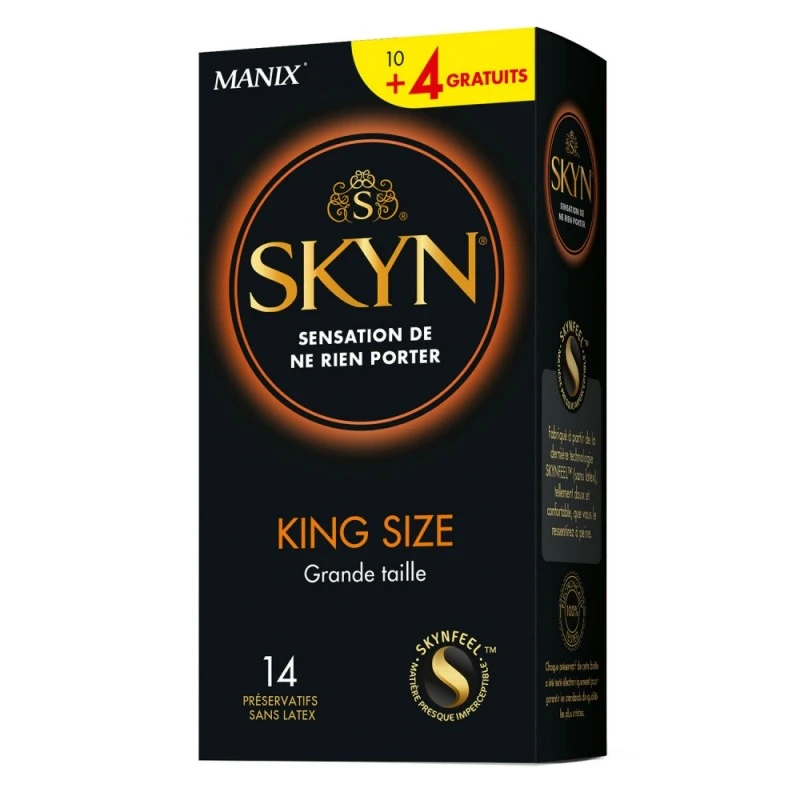 Manix Skyn Grande Taille Boîte De 10 + 4 Gratuits 3 Manix Skyn Grande Taille Boîte De 10 + 4 Gratuits