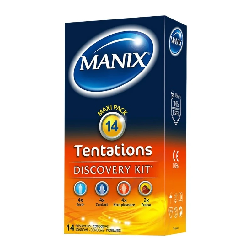 Manix Préservatifs Tentations Boîte De 14 3 Manix Préservatifs Tentations Boîte De 14