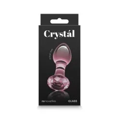 Nsnovelties Plug Anal En Verre Crystal Gem Rose -SexToys Soldes nsnovelties crystal gem plug anal en verre rose 3