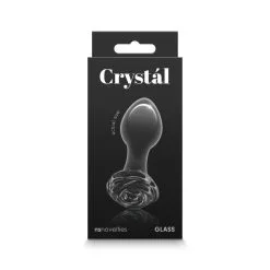 Nsnovelties Plug Anal En Verre Crystal Noir -SexToys Soldes nsnovelties crystal plug anal en verre noir 3