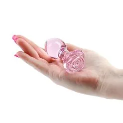 Nsnovelties Plug Anal En Verre Crystal Rose -SexToys Soldes nsnovelties crystal plug anal en verre rose 2