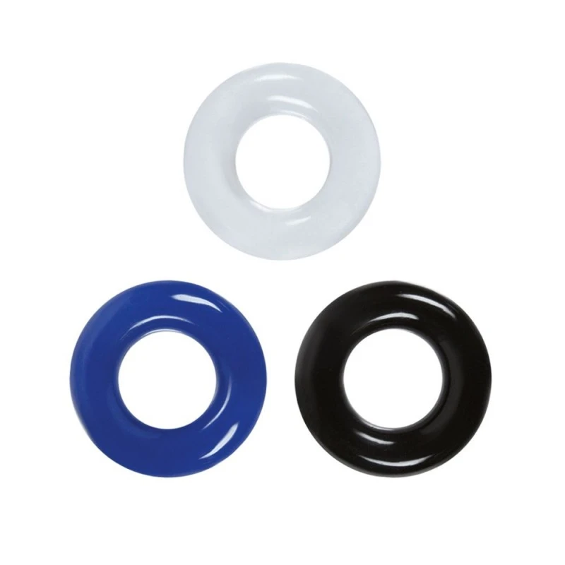 Nsnovelties Lot De 3 Cockrings Renegade Stamina Rings 3 Nsnovelties Lot De 3 Cockrings Renegade Stamina Rings