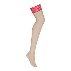 Obsessive Bas Jarretière Rouge 838-STO-3 -SexToys Soldes obsessive 838 sto 3 sexy stockings 2