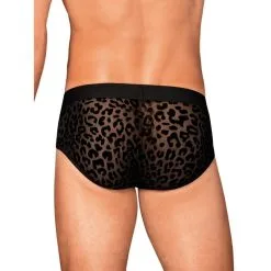 Obsessive Slip Azmeron Léopard Noir 8 Obsessive Slip Azmeron Léopard Noir -SexToys Soldes obsessive azmeron slip leopard noir 2