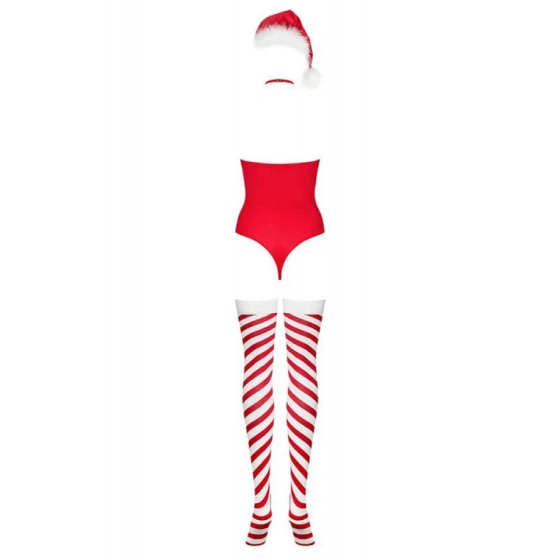 Obsessive Body Kissmas Mère Noël 3 Pièces Rouge 6 Obsessive Body Kissmas Mère Noël 3 Pièces Rouge – Image 4