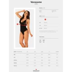 Obsessive Body Vanessme Dentelle Florale Noire GT 11 Obsessive Body Vanessme Dentelle Florale Noire GT -SexToys Soldes obsessive body vanessme dentelle noire gt 4