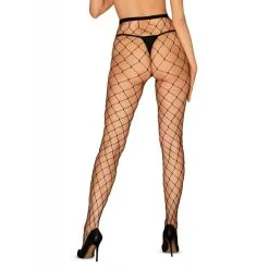 Obsessive Collant Grosse Résille Noir S812 5 Obsessive Collant Grosse Résille Noir S812 -SexToys Soldes obsessive collant resille s812 noir 1