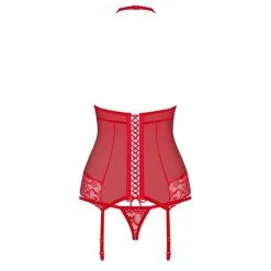 Obsessive Corset 838-COR-3 Rouge -SexToys Soldes obsessive corset 838 cor 3 rouge 3