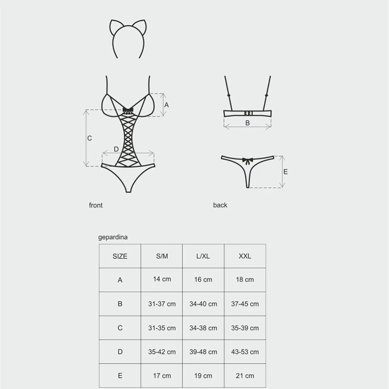 Obsessive Costume Gepardina Noir 8 Obsessive Costume Gepardina Noir – Image 6