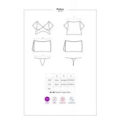 Obsessive Costume Policière 3 Pièces Noir 11 Obsessive Costume Policière 3 Pièces Noir -SexToys Soldes obsessive costume policiere 3 pieces noir 4