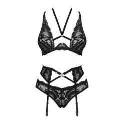 Obsessive Ensemble 3 Pièces Alessya Dentelle Noire 8 Obsessive Ensemble 3 Pièces Alessya Dentelle Noire -SexToys Soldes obsessive ensemble 3 pieces alessya dentelle noire 1
