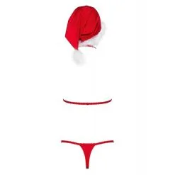 Obsessive Ensemble 3 Pièces Santastic Rouge -SexToys Soldes obsessive ensemble santastic 3