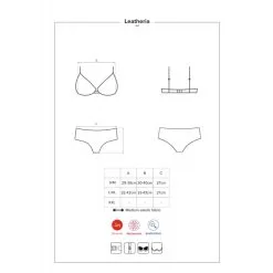 Obsessive Ensemble Wetlook Leatheria 2 Pièces Noir -SexToys Soldes obsessive ensemble wetlook leatheria 2 pieces noir 4