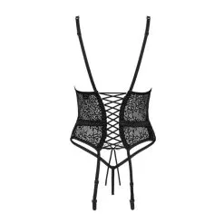 Obsessive Guêpière Yaskana Dentelle Noire -SexToys Soldes obsessive guepiere yaskana dentelle noire 3