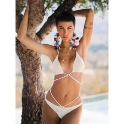 Obsessive Maillot De Bain 2 Pièces Blancossa Blanc Brillant -SexToys Soldes obsessive maillot de bain 2 pieces blancossa blanc 4